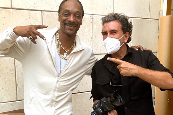 Nihat Odabaşı, dünyaca ünlü rap sanatçısı Snoop Dogg'un fotoğraflarını çekti